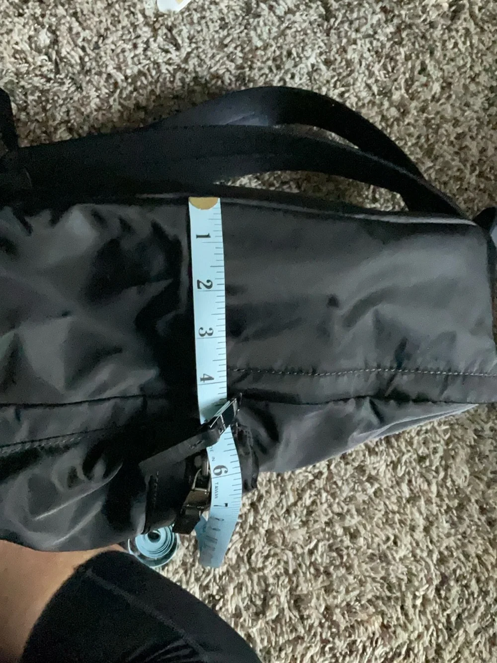 Black Michael Kors Kent Backpack. Silver hardware